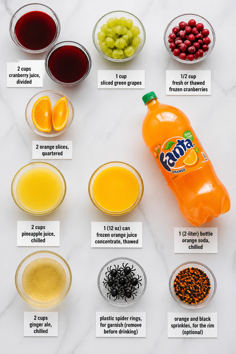Spooky Halloween Punch Ice Ring