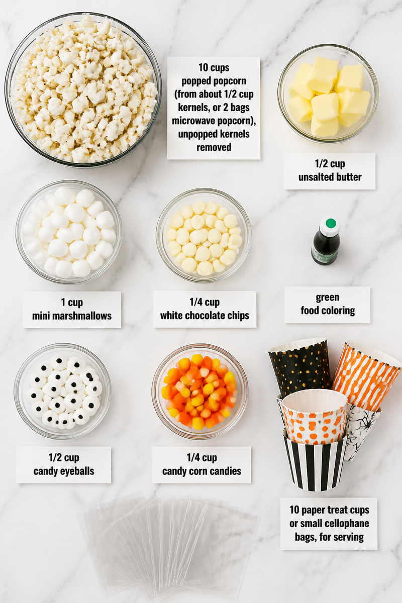 Halloween Candy Eyeball Popcorn Cup