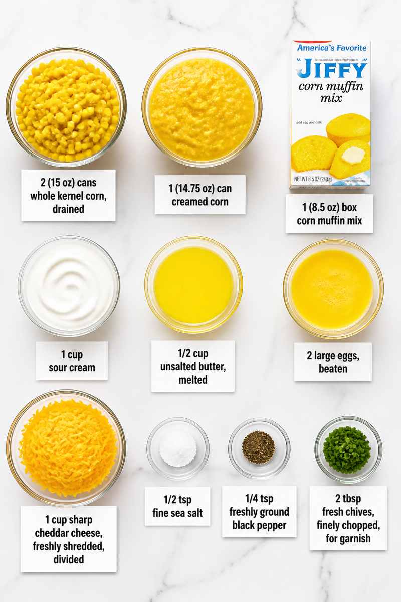 Classic Corn Casserole Side Dish