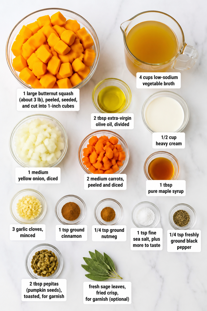 Classic Butternut Squash Soup Bowl