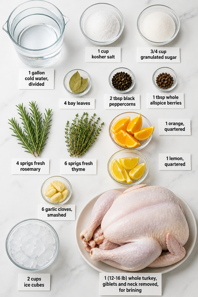 Classic Turkey Brine Herb Citrus