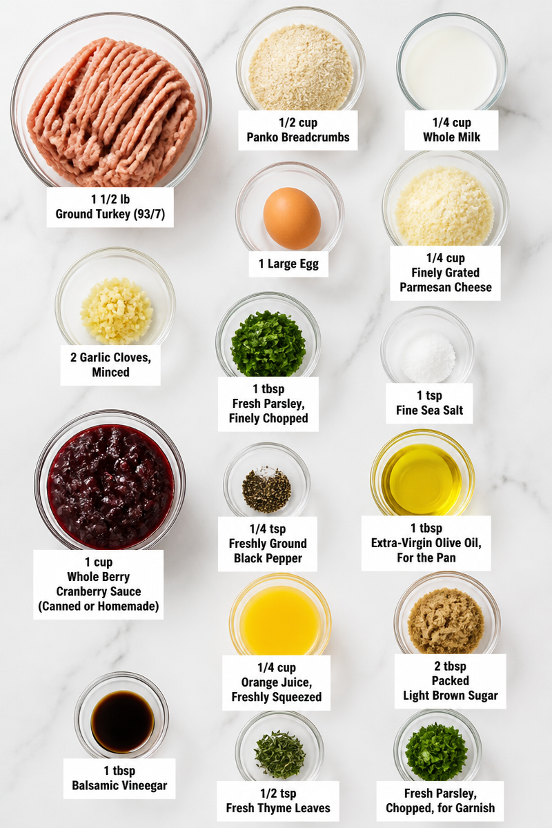 Classic Turkey Meatball Cranberry Glaze