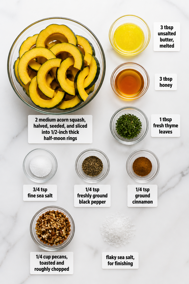 Classic Honey Roasted Acorn Squash