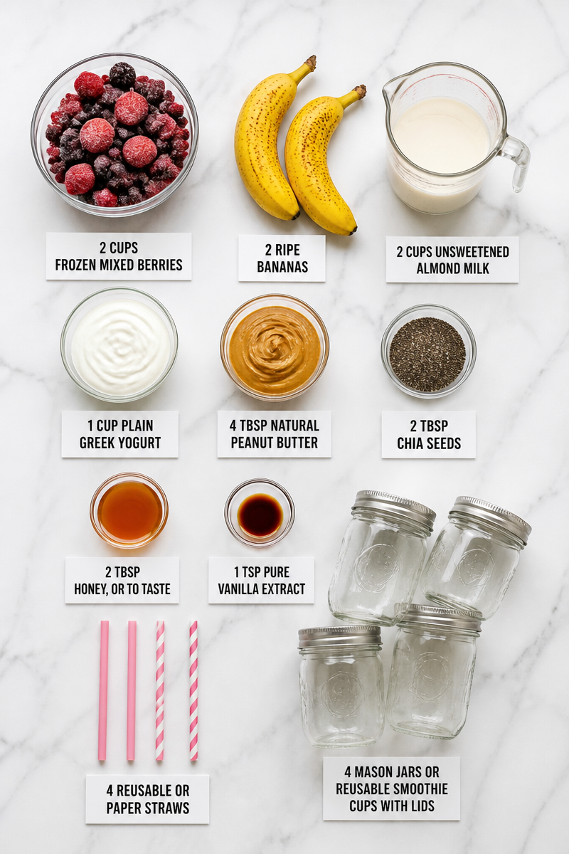 Grab And Go Protein Smoothie Cup