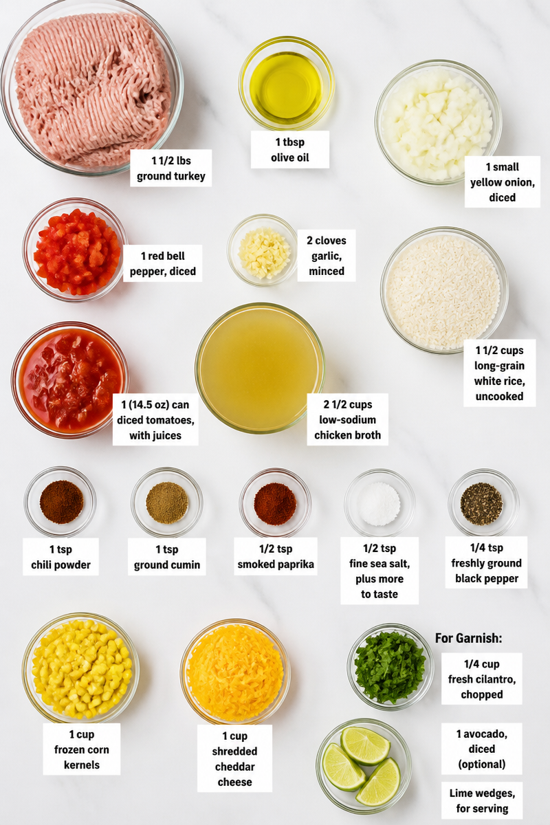 Budget Ground Turkey Skillet Dinner