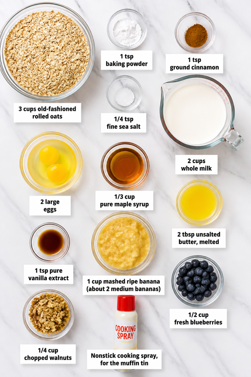 Make Ahead Breakfast Oatmeal Cup