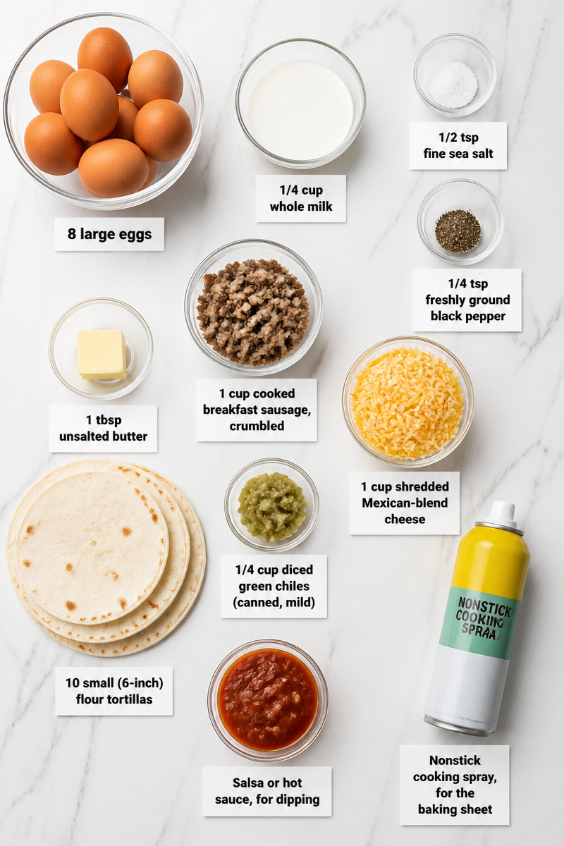 Copycat Gas Station Breakfast Taquito