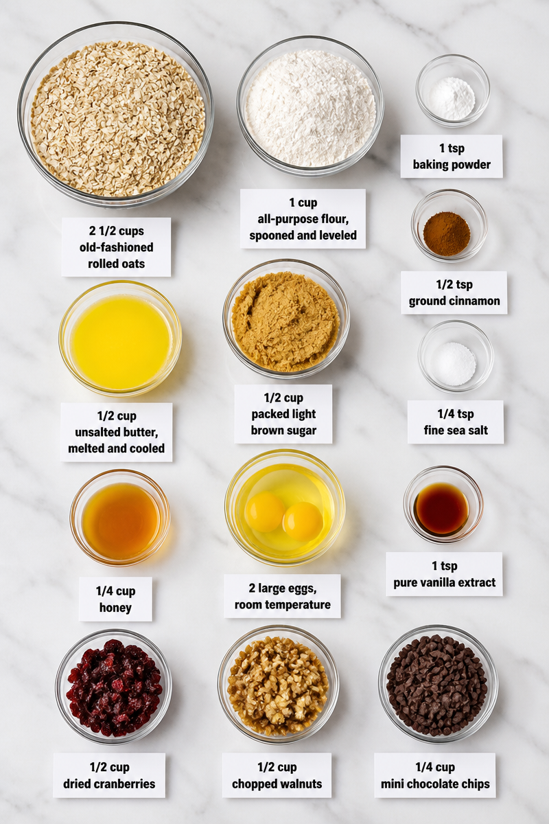 Grab And Go Breakfast Cookie Bar