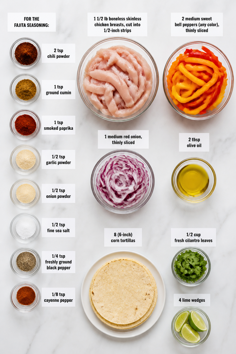 Sheet Pan Chicken Fajita Dinner