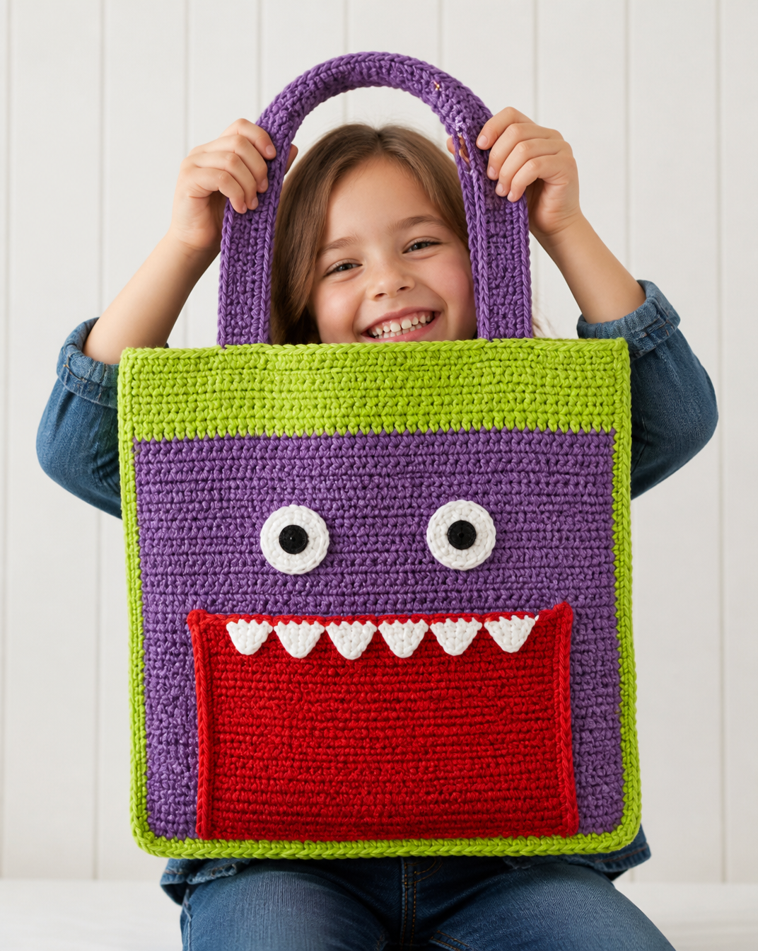 'Monster Ate My Homework' Tote Pattern