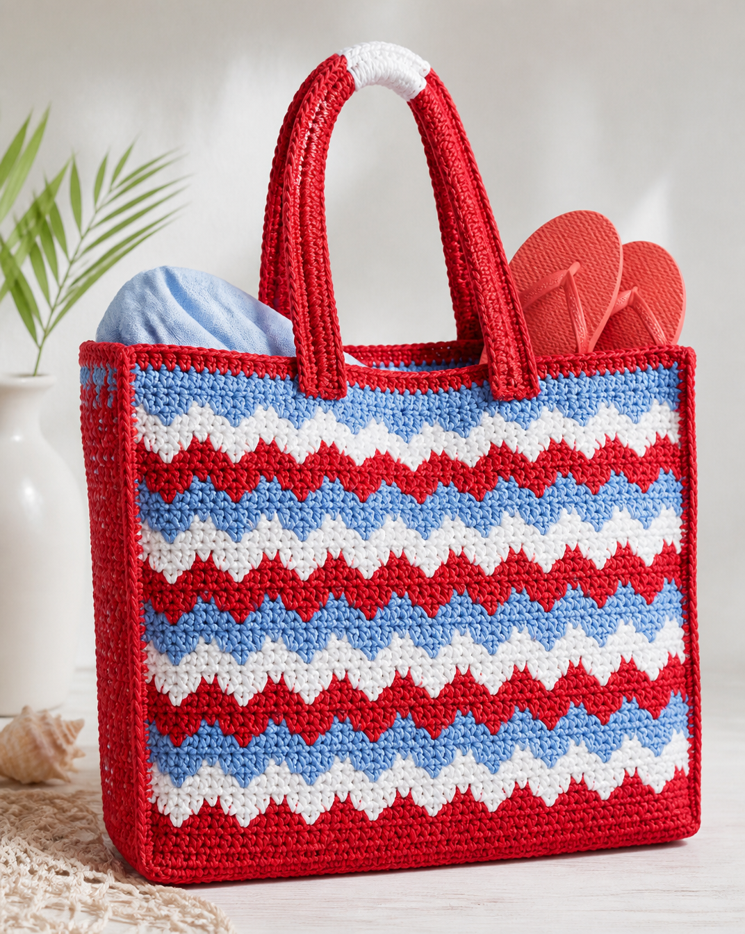 4th of July Beach Bag Pattern