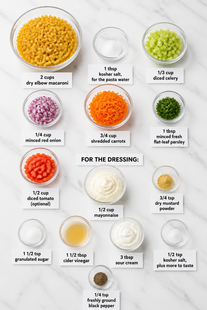 Classic Macaroni Salad Holiday Side