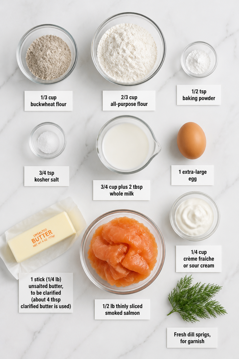 Easy Holiday Blini Appetizer Bite