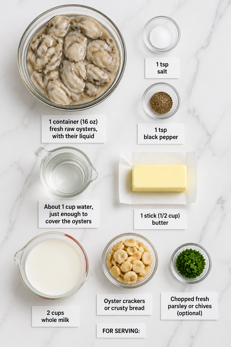 Classic Christmas Eve Oyster Stew