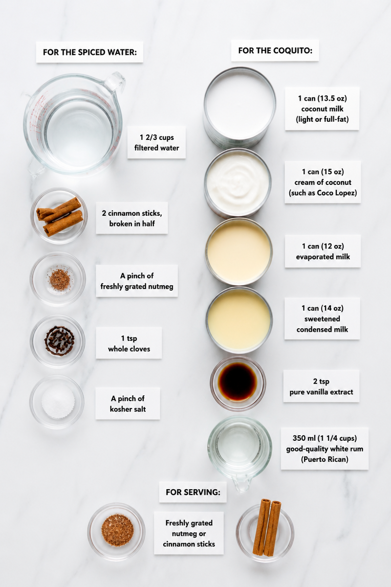 Classic Puerto Rican Coquito Holiday Drink