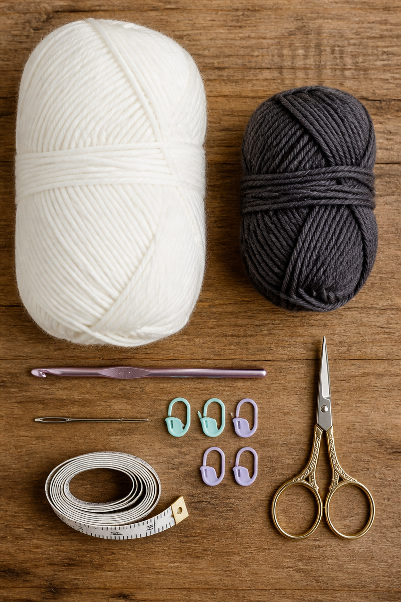 Crochet Skeleton Bone Baby Blanket