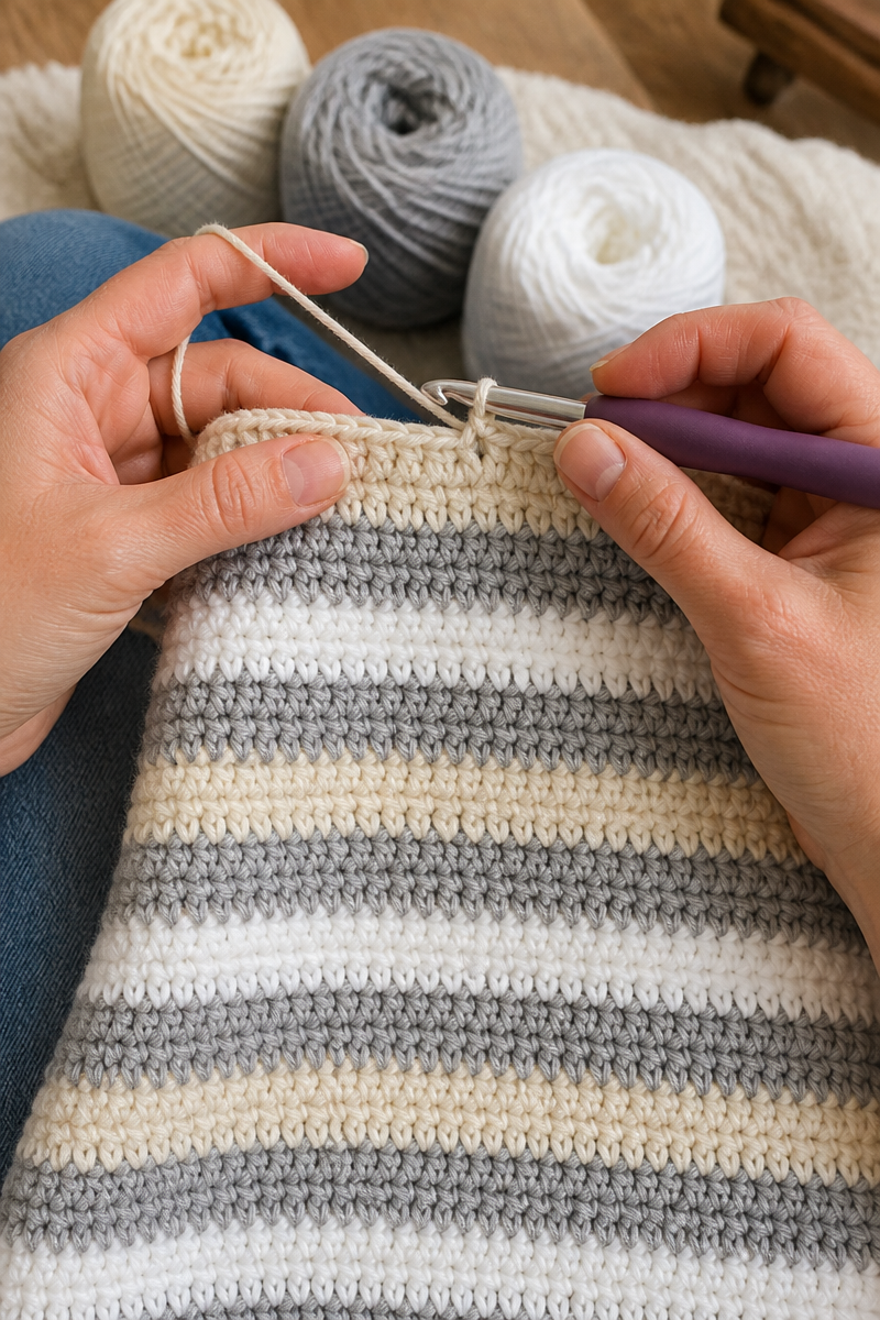 Crochet Mummy Wrap Baby Blanket