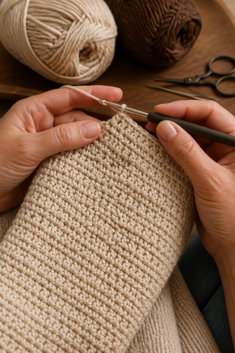 Crochet Cozy Fireside Baby Blanket