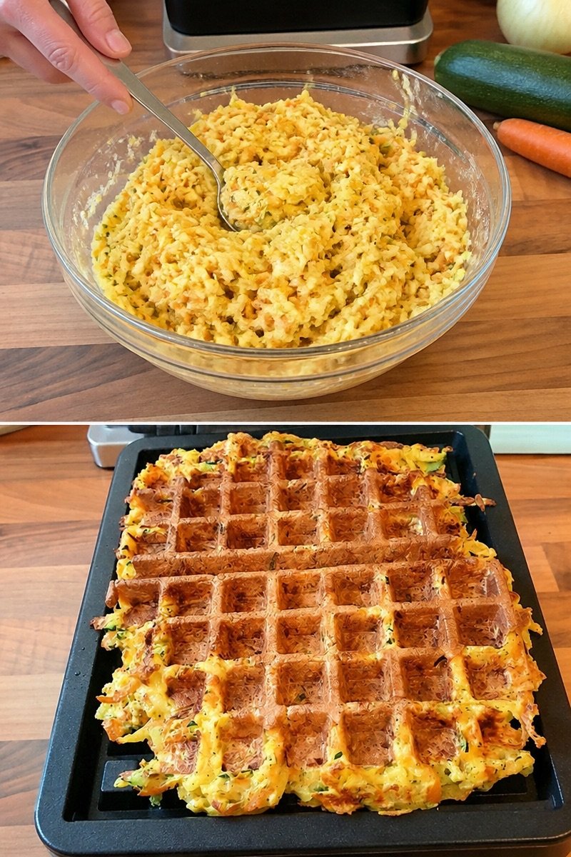 Würzige Gemüsepuffer