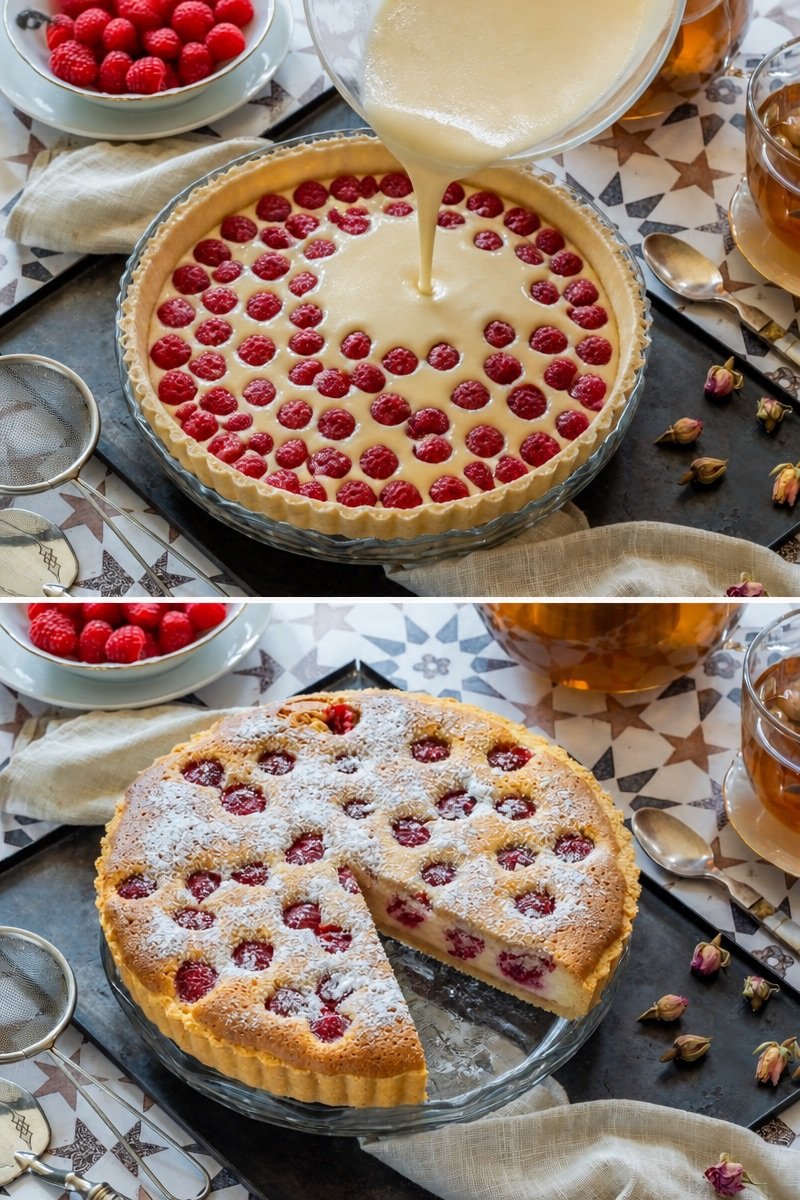 Clafoutis ai lamponi
