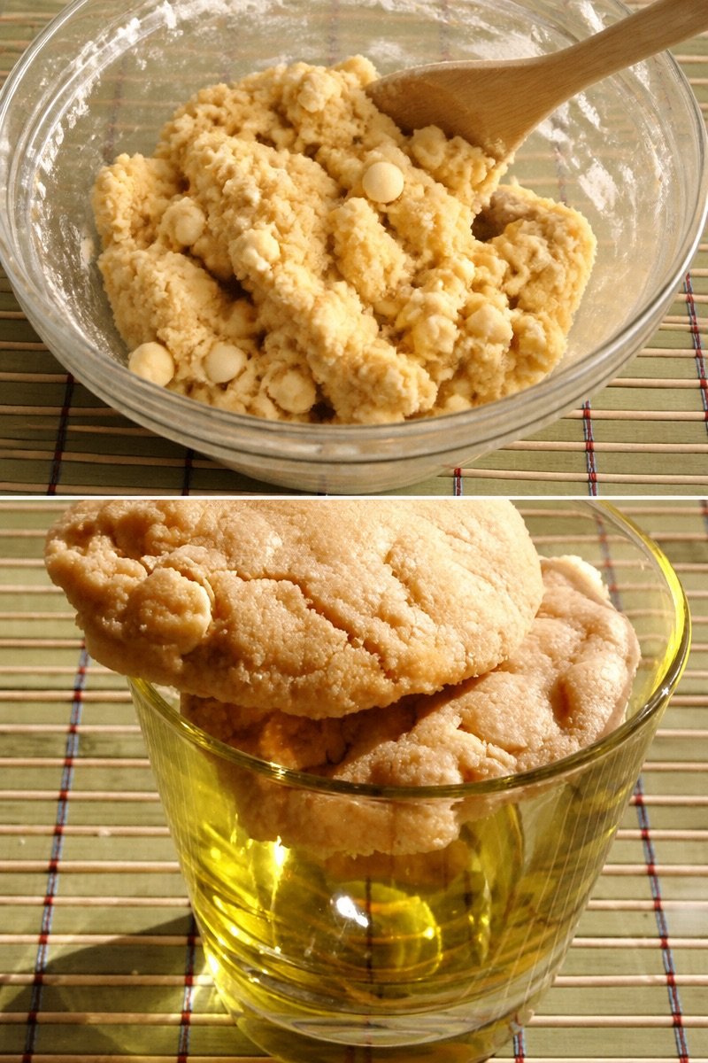 Cookies moelleux au chocolat blanc ou noir