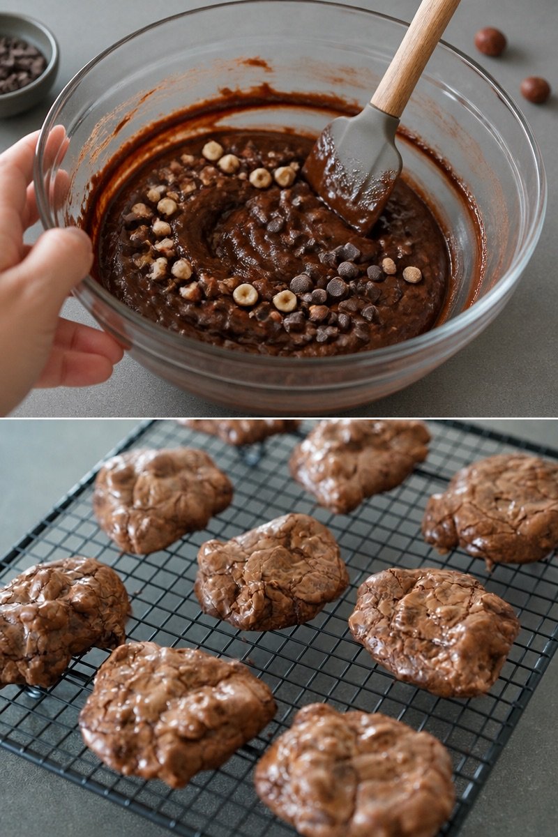 Brownie cookies d'Hervé Cuisine