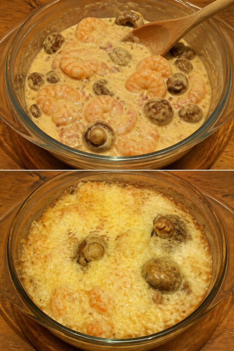 Cassolette di gamberi