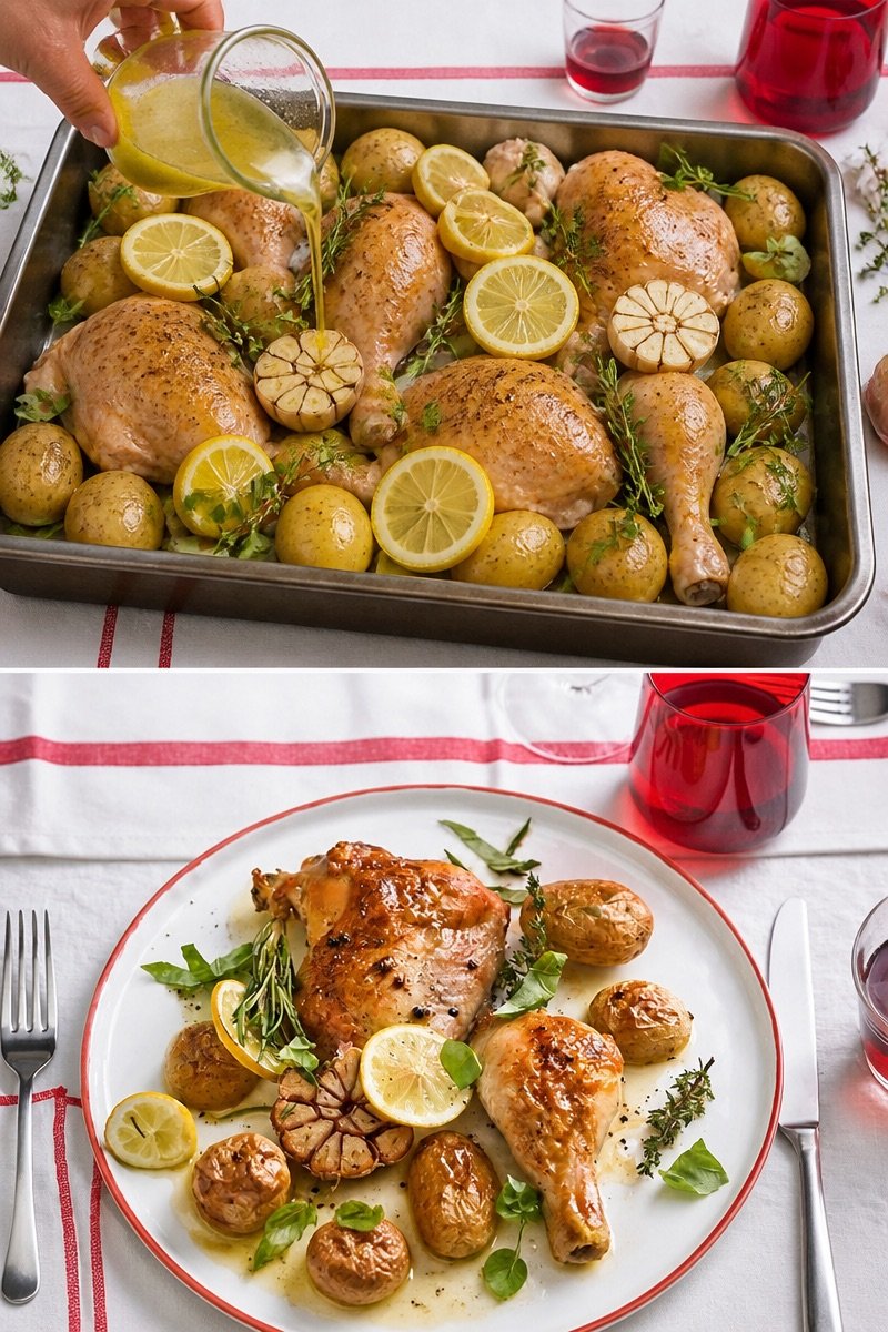 Köstliches Zitronenhähnchen