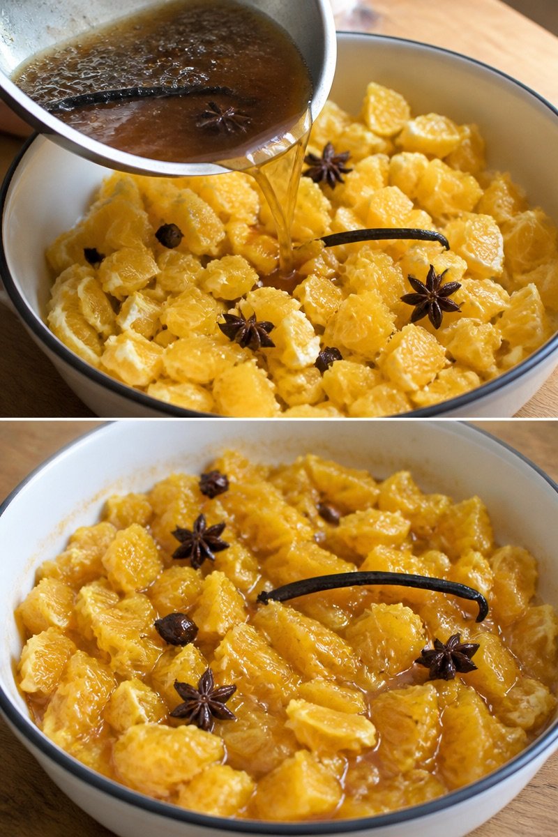 Insalata di arance al caramello