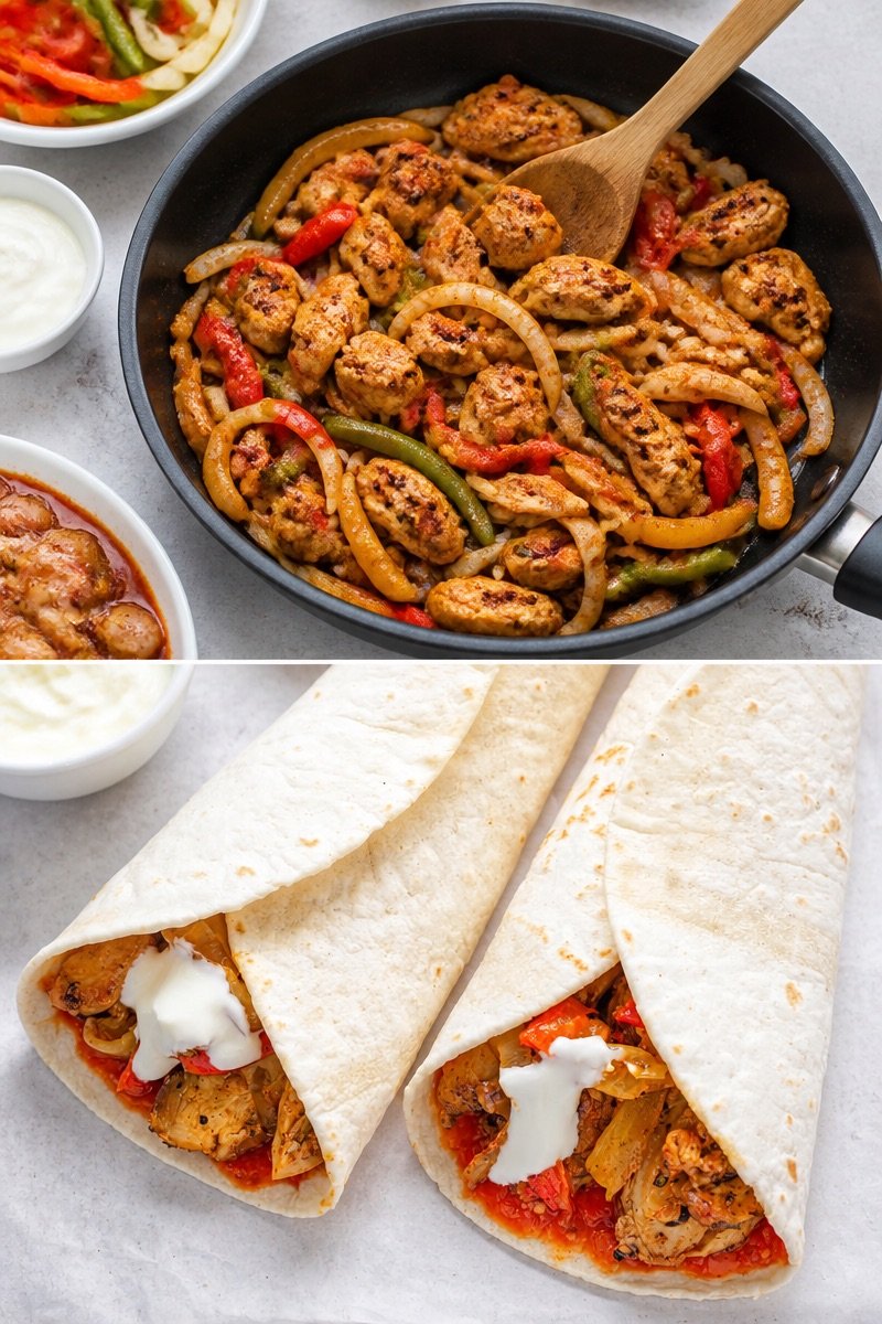 Fajitas di pollo