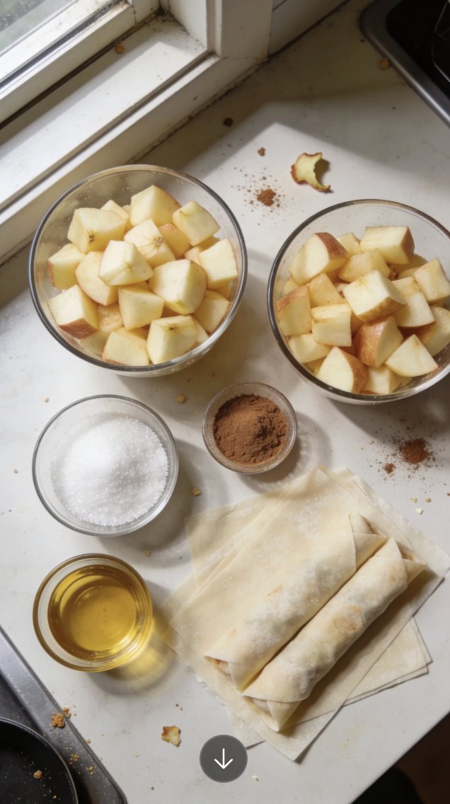 Apple Pie Egg Rolls