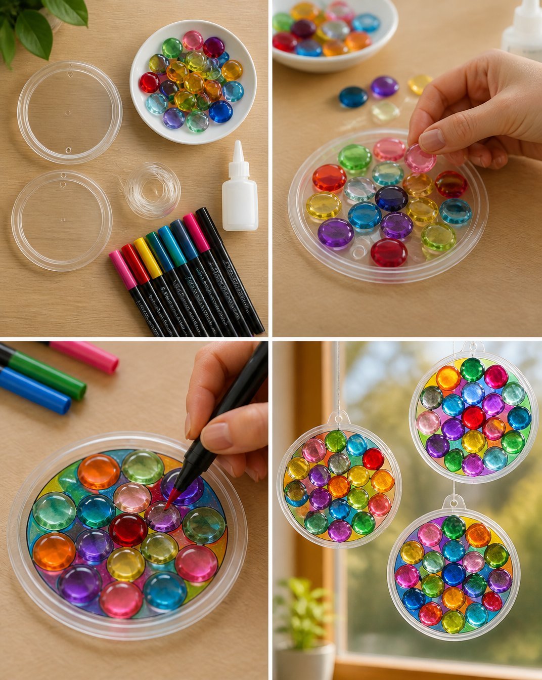 Stained Glass Suncatchers