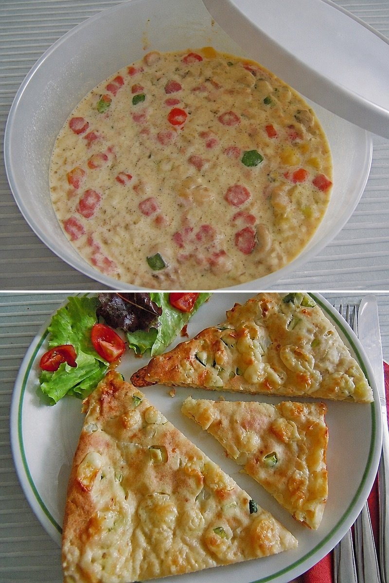 Schüttelpizza