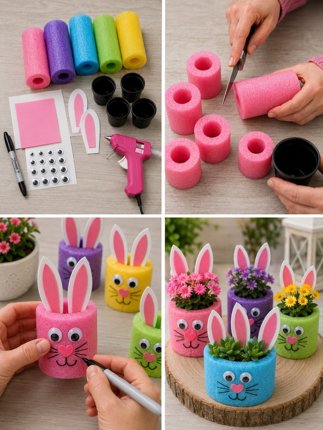 Bunny Pot Craft