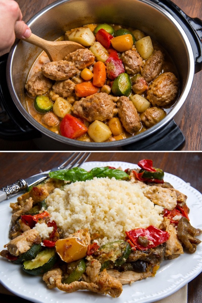 Couscous express à la cocotte-minute