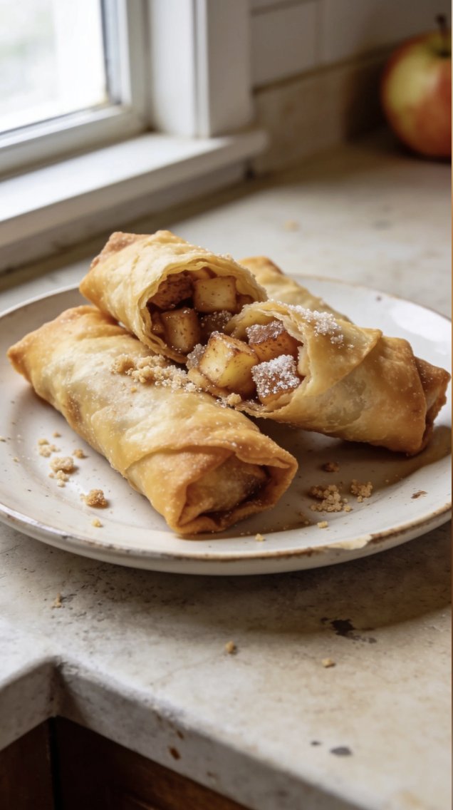Apple Pie Egg Rolls