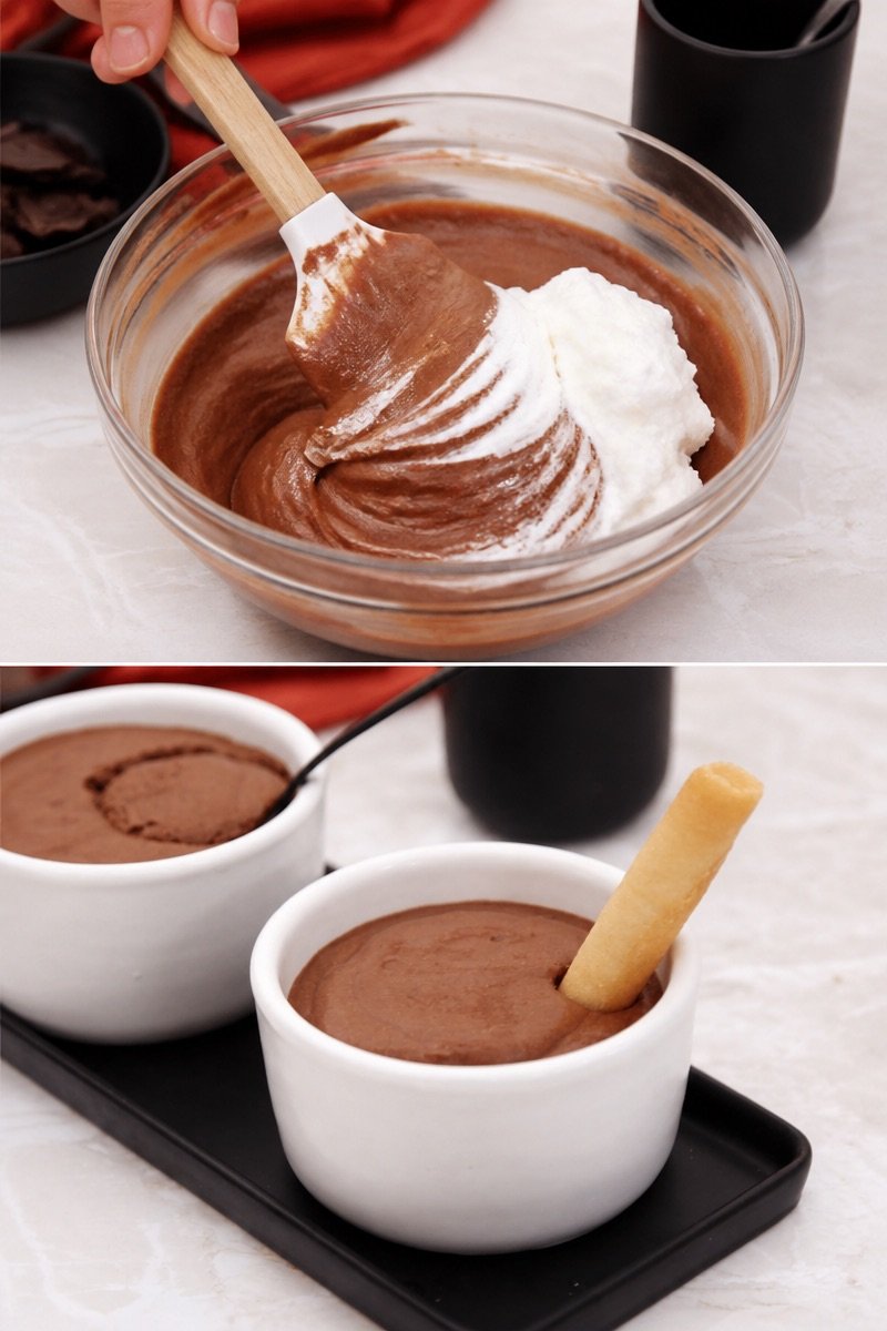 Mousse au chocolat légère