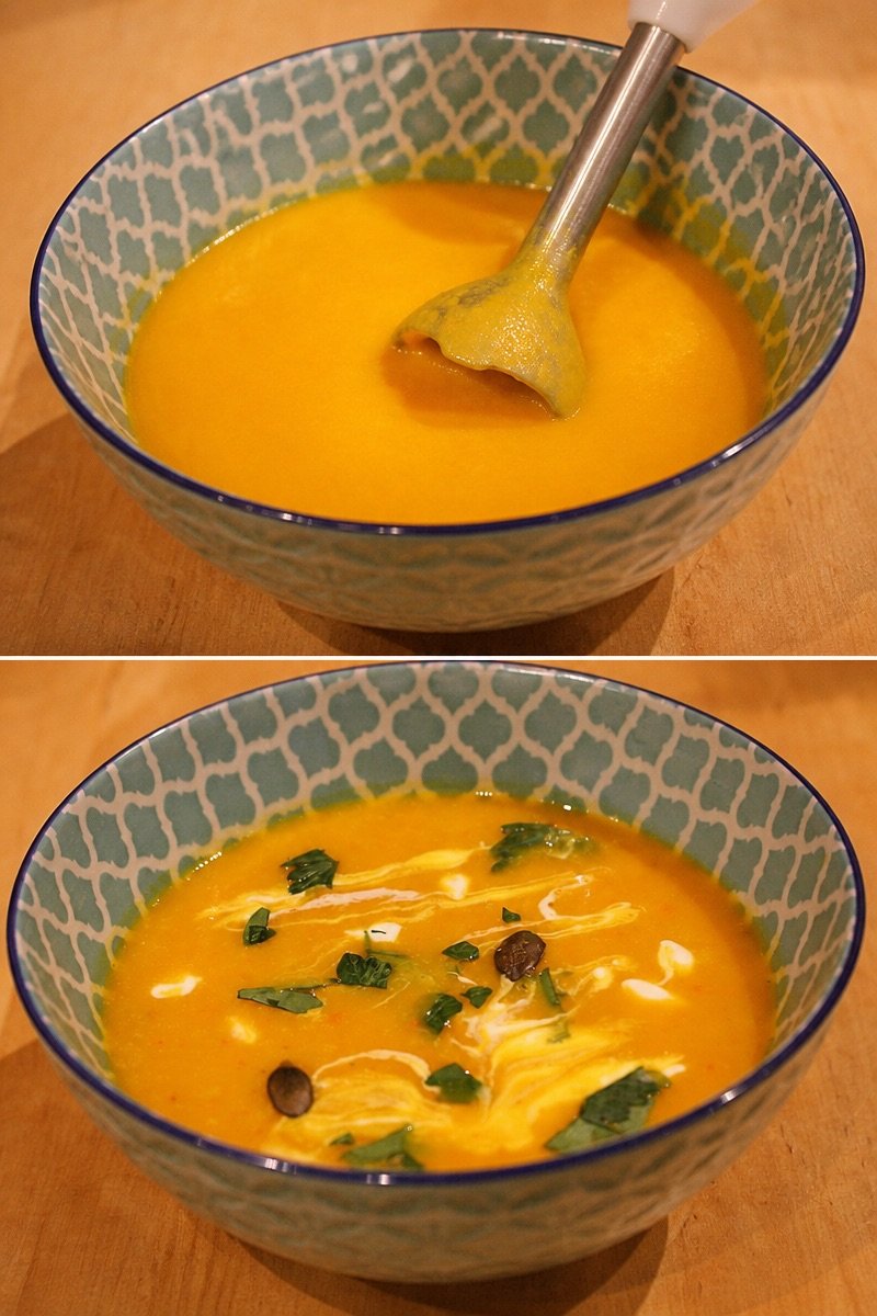Kürbissuppe für Kinder
