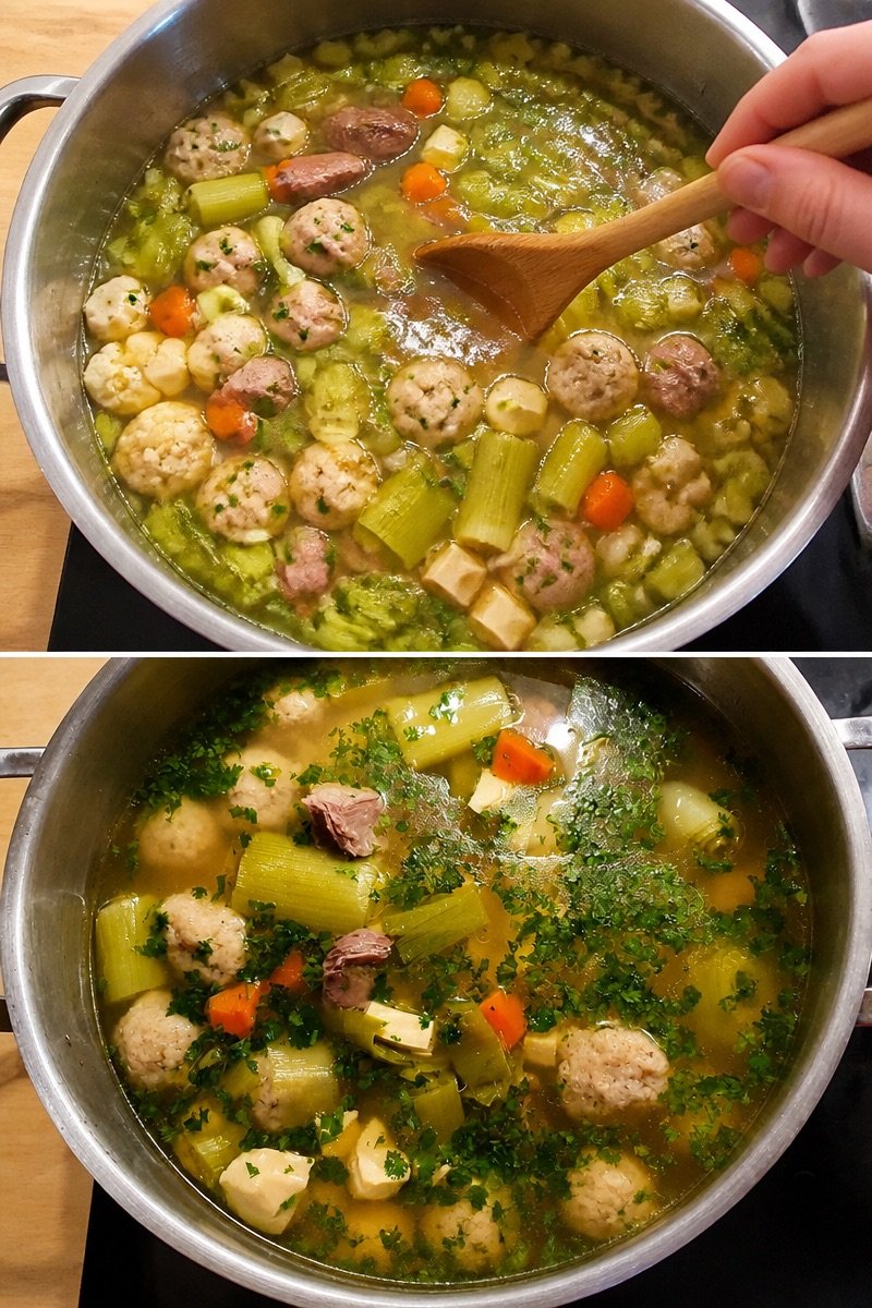 Omas Rindfleischsuppe