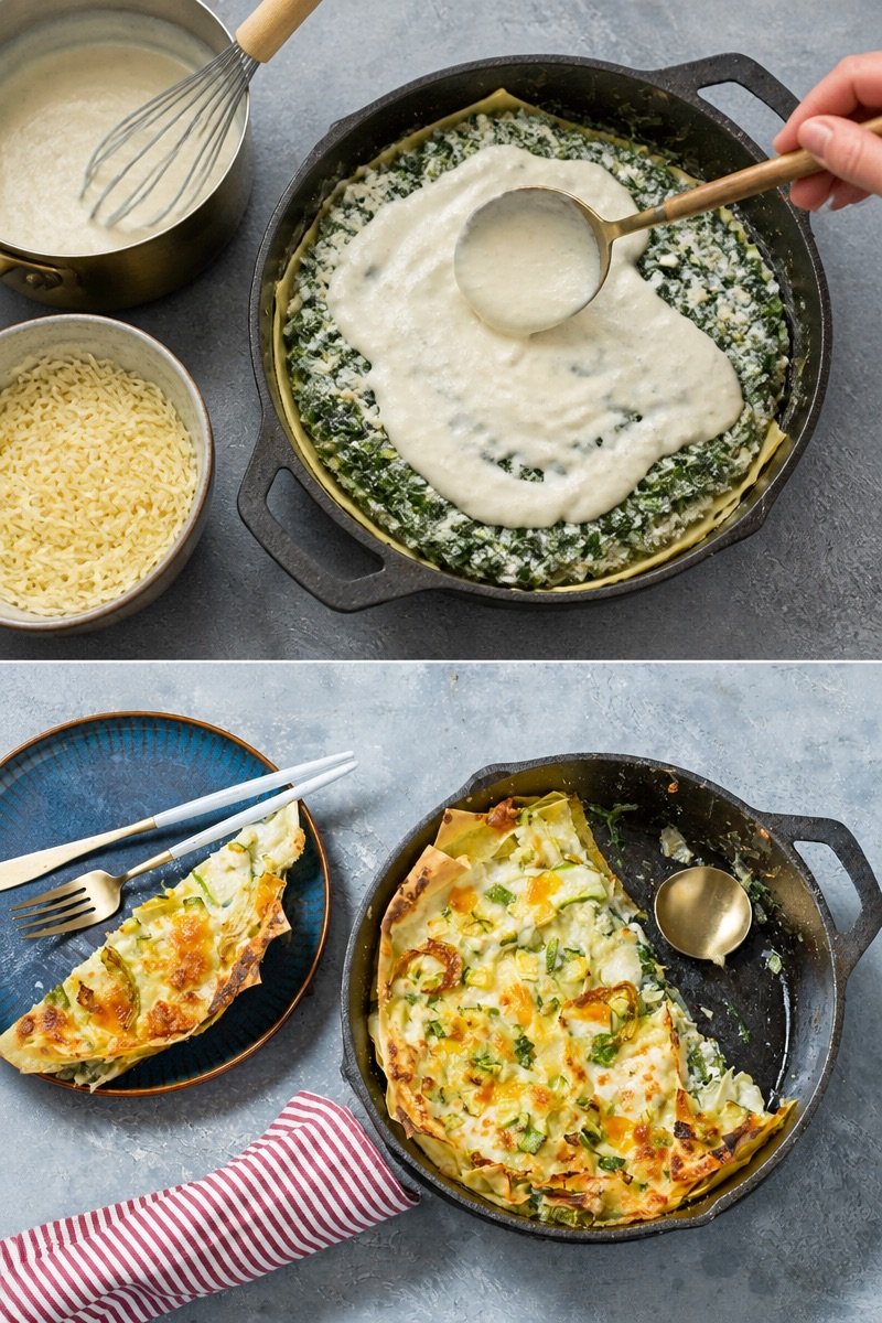 Lasagnes à la ricotta et aux épinards