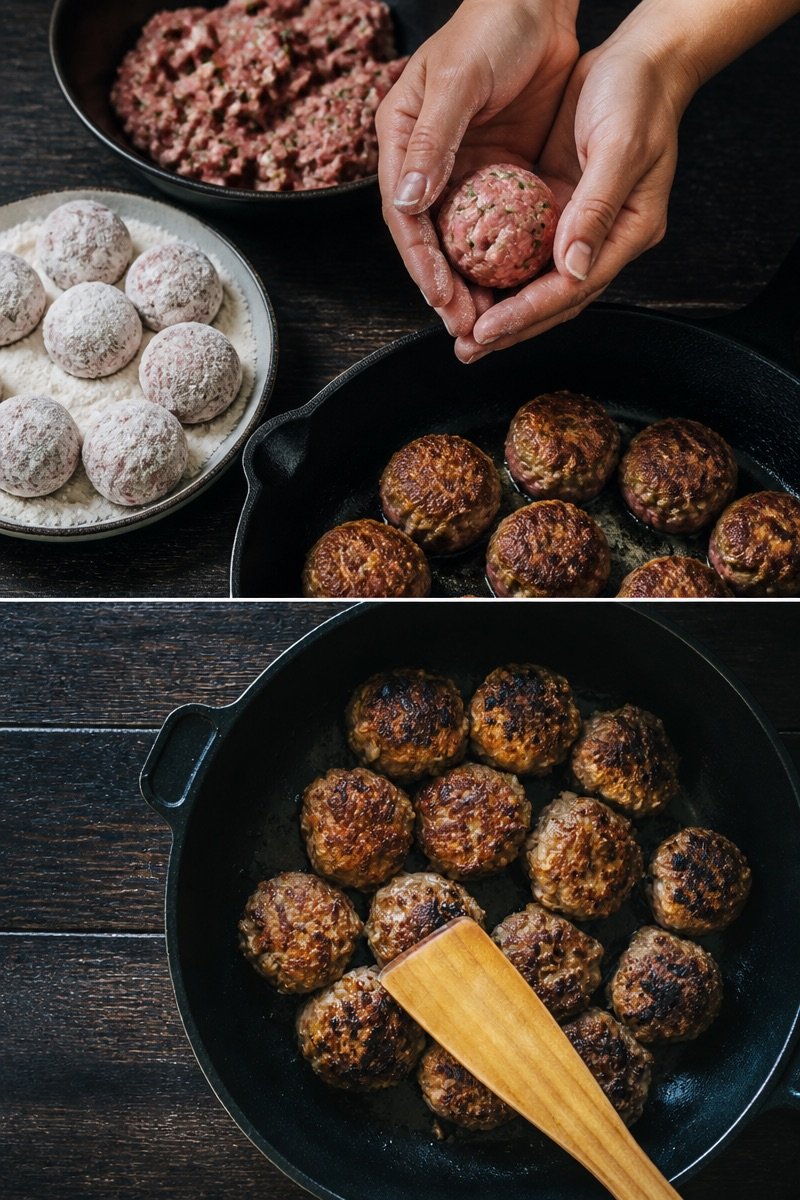 Boulettes de boeuf scandinaves