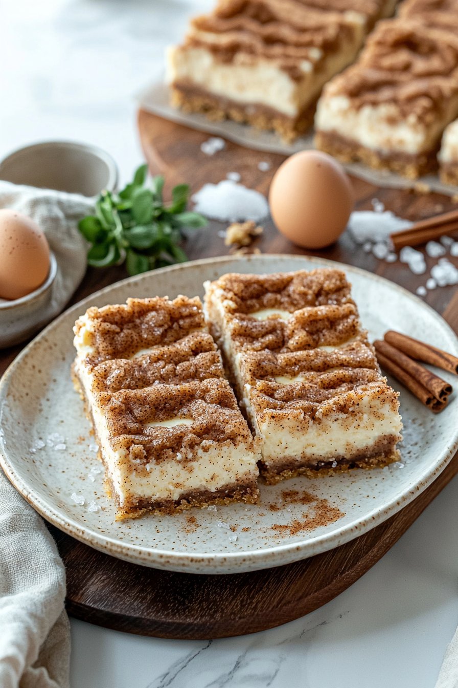 Snickerdoodle Cheesecake Bars