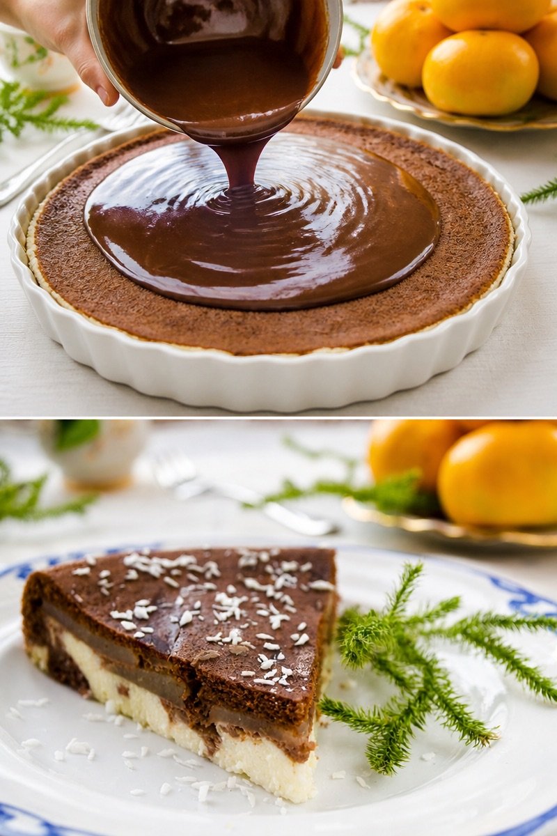 Tarte chocolat coco
