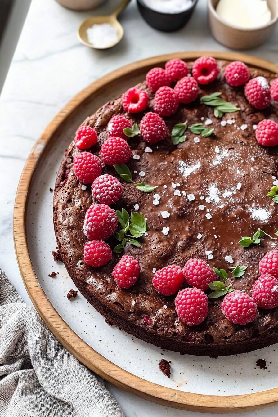 Easy Chocolate Raspberry Cake