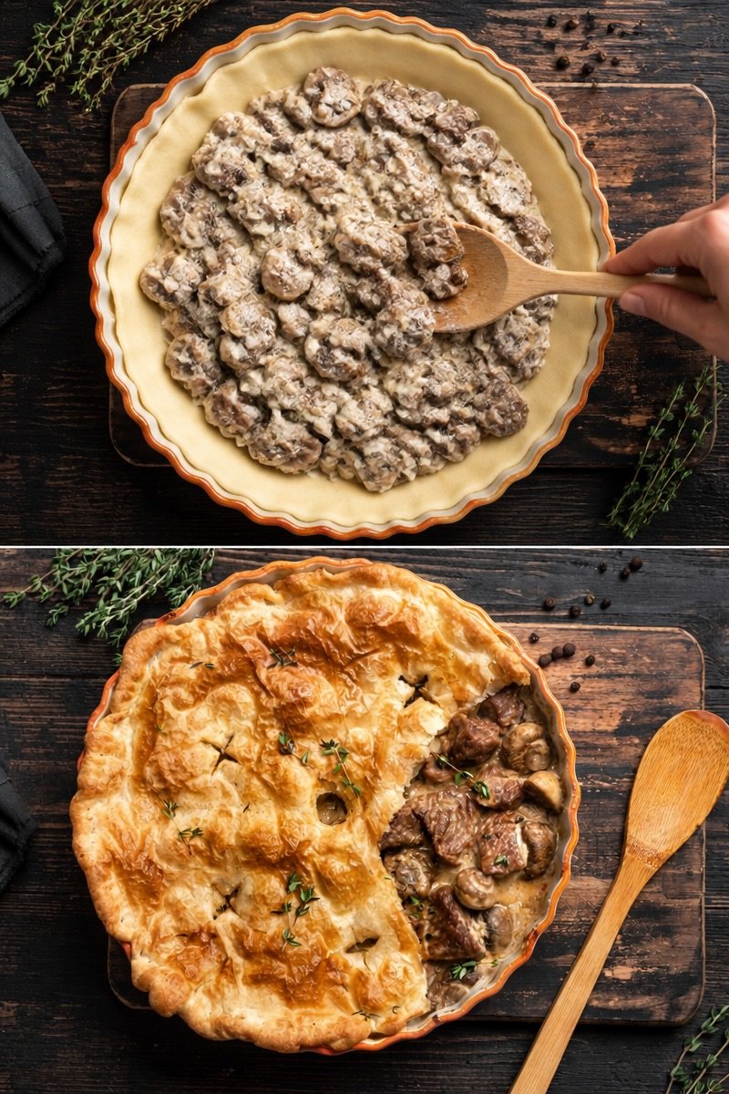 La tourte aux champignons, si semplice e così buona!