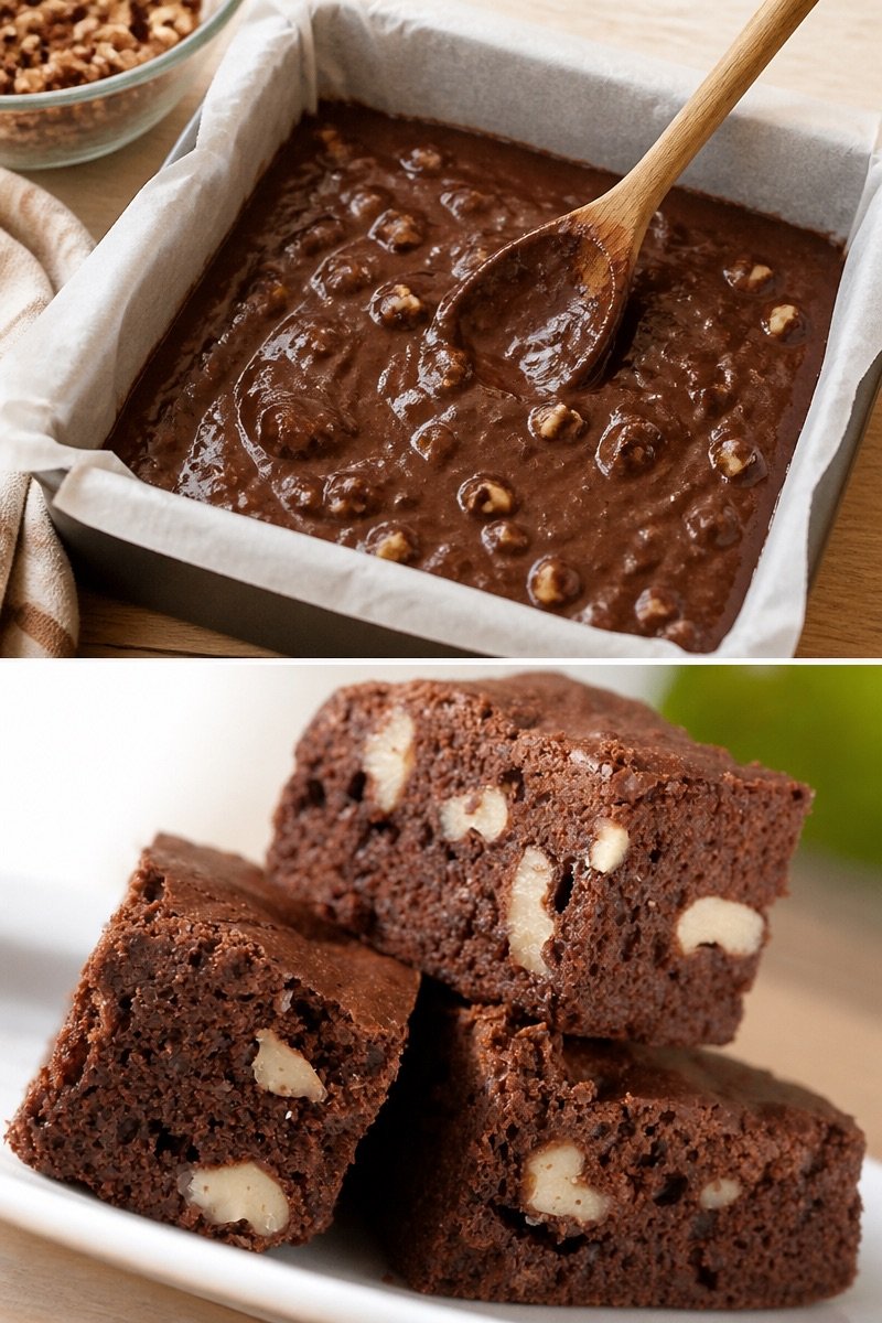 Brownies sans beurre