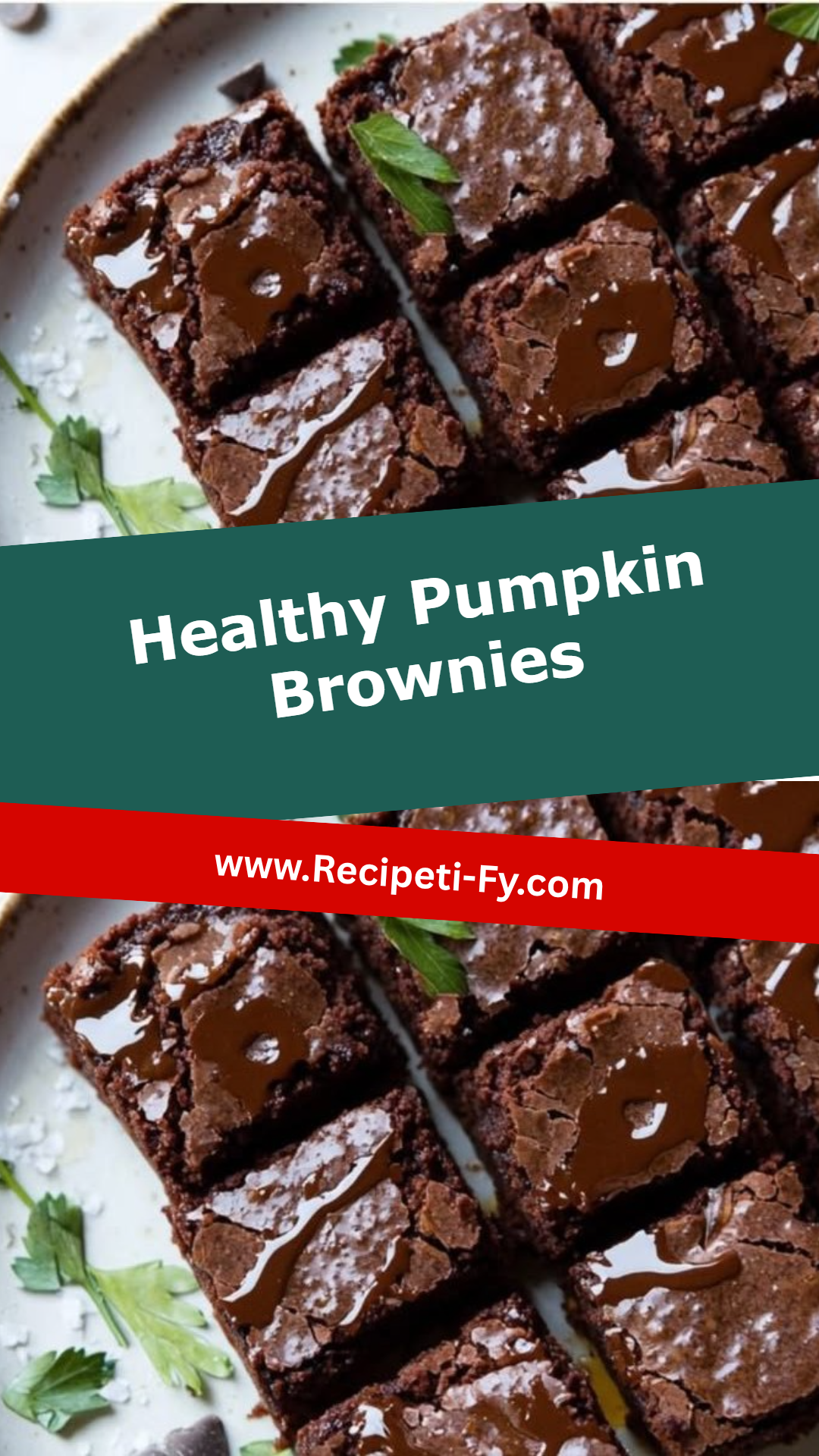 Healthy Pumpkin Brownies