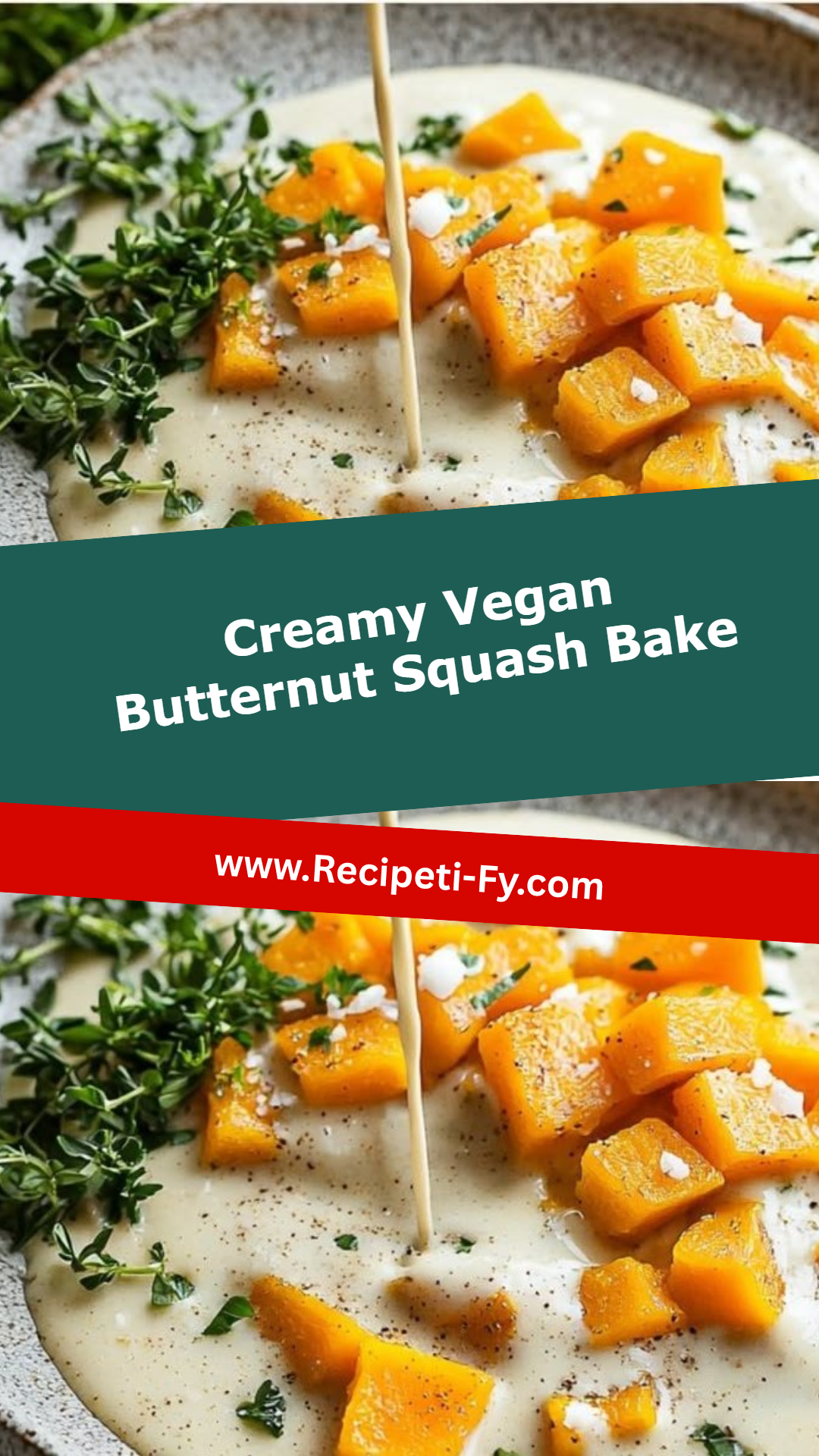 Creamy Vegan Butternut Squash Bake