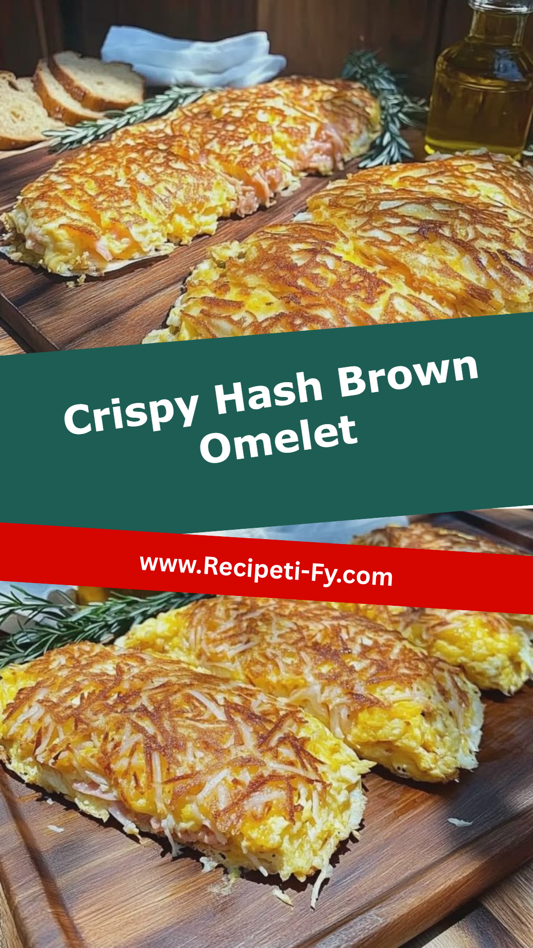 Crispy Hash Brown Omelet