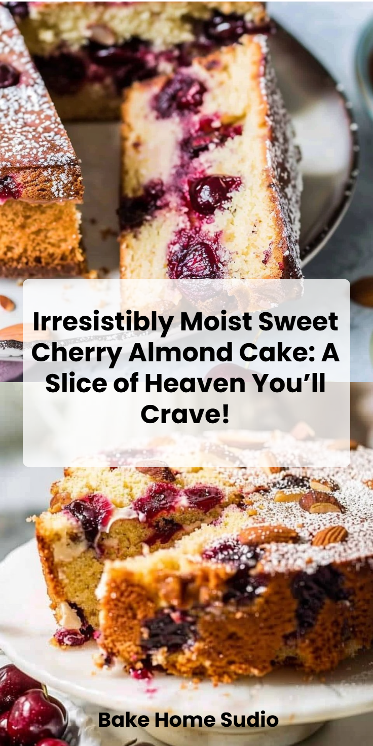Cherry Almond Cake Recipe